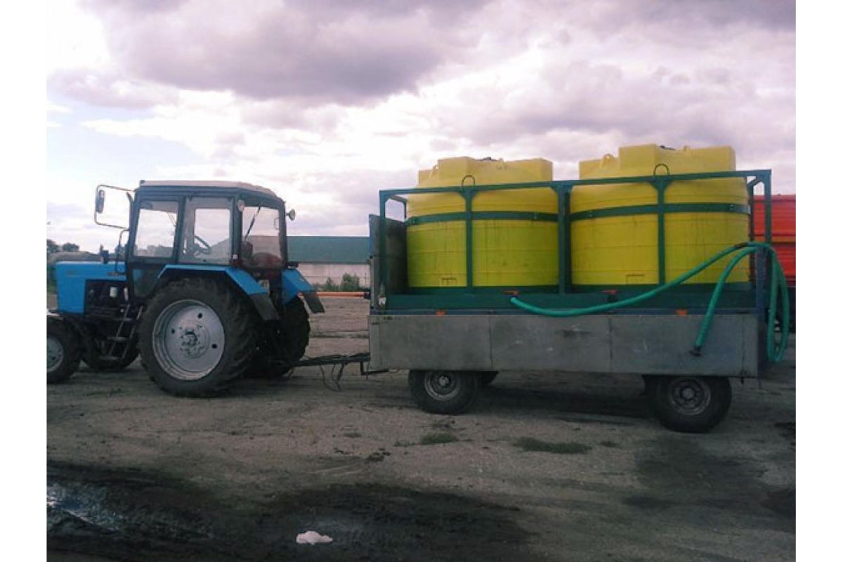 КАМАЗ емкости для перевозки воды и жидких удобрений кассета 4500х2