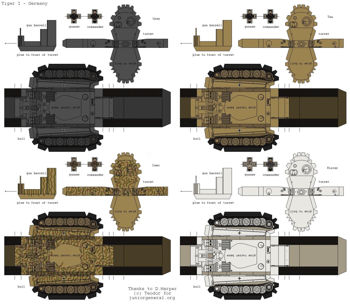 Паперкрафт танк кв 2