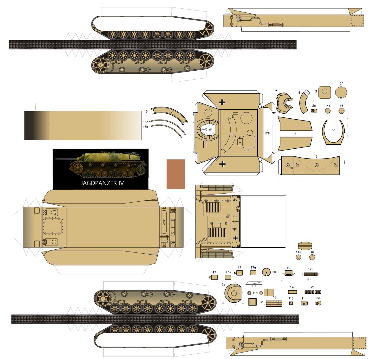 Модель из бумаги танк Бумми