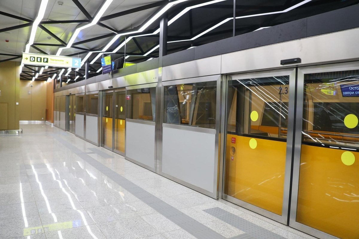 Шереметьево поезд между терминалами