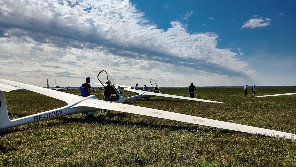 Аэродром Евсино планер