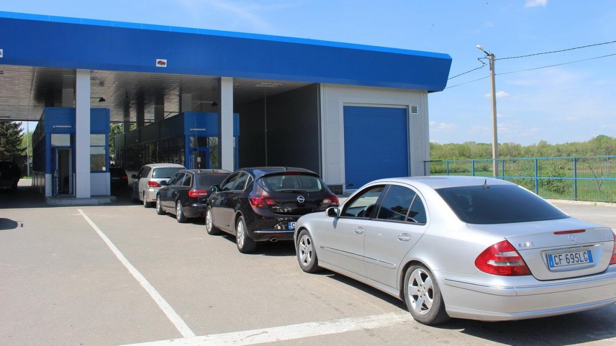 Машина на таможне