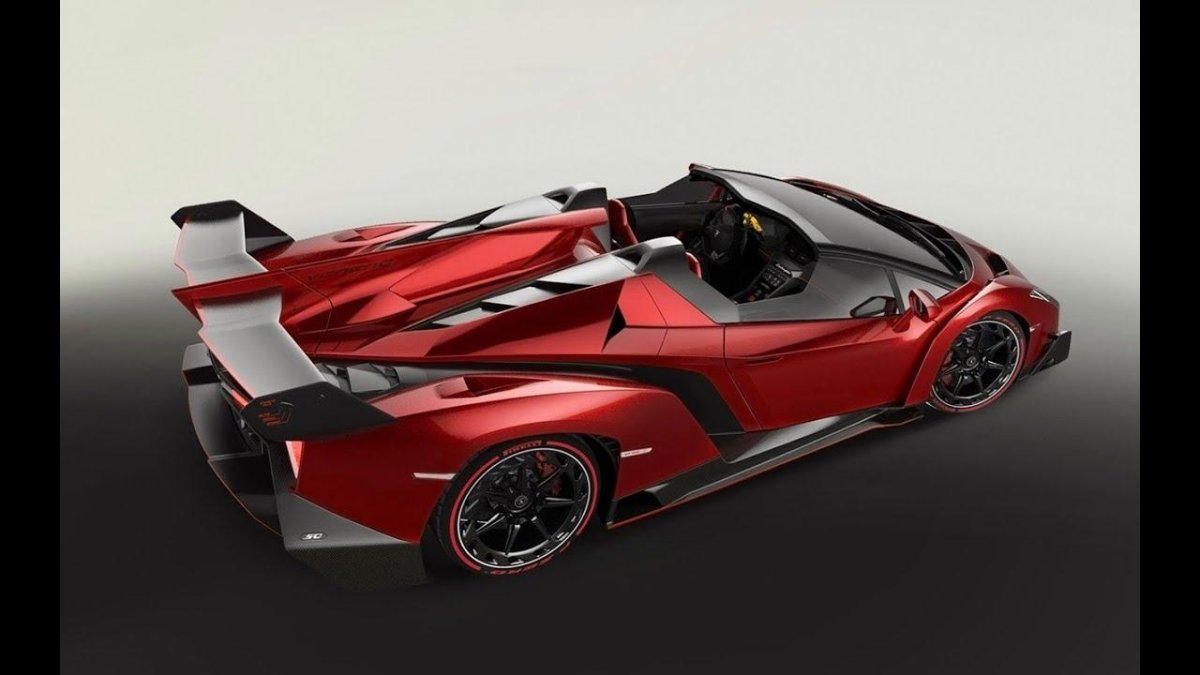 Lamborghini Veneno Roadster синий