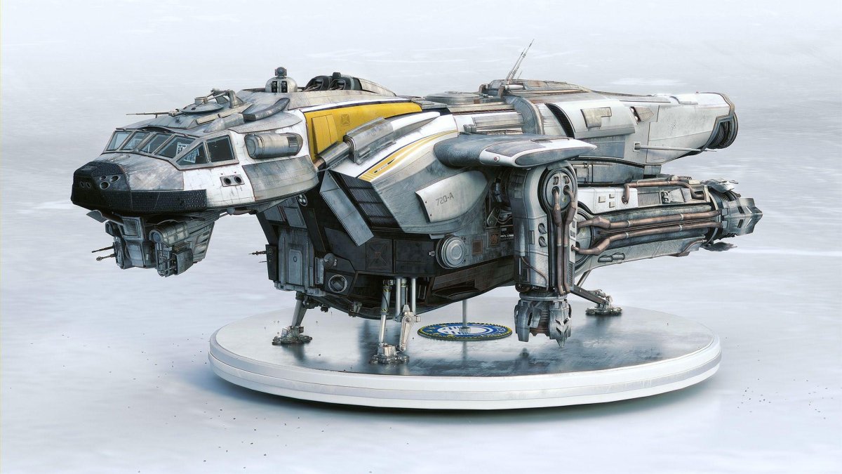 Sci Fi космический корабль Канонерка