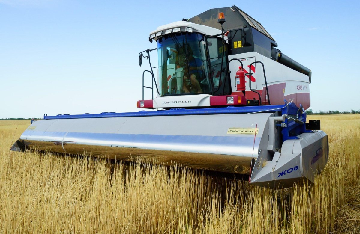 Очесывающая жатка Озон