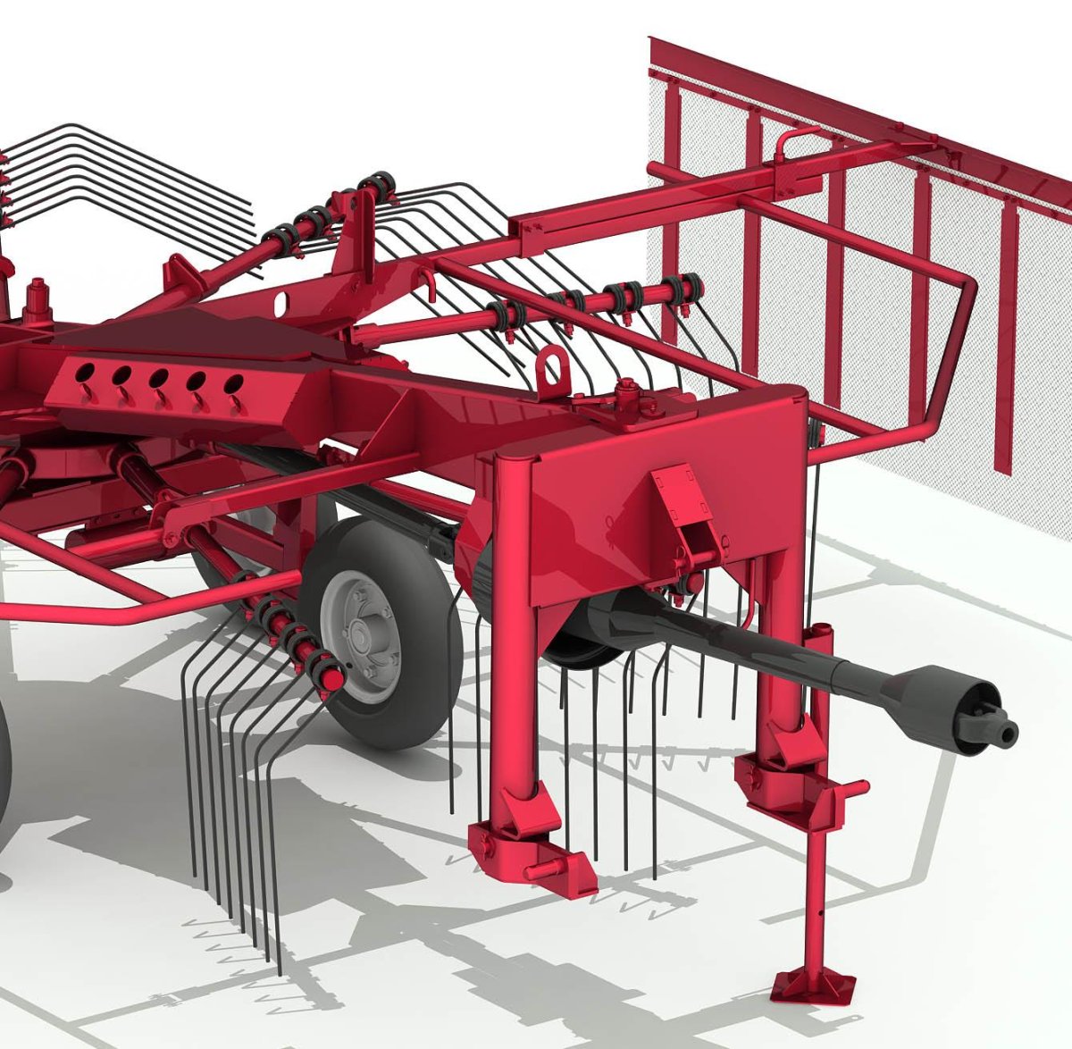 Грабли роторные навесные грн-471 Kolibri