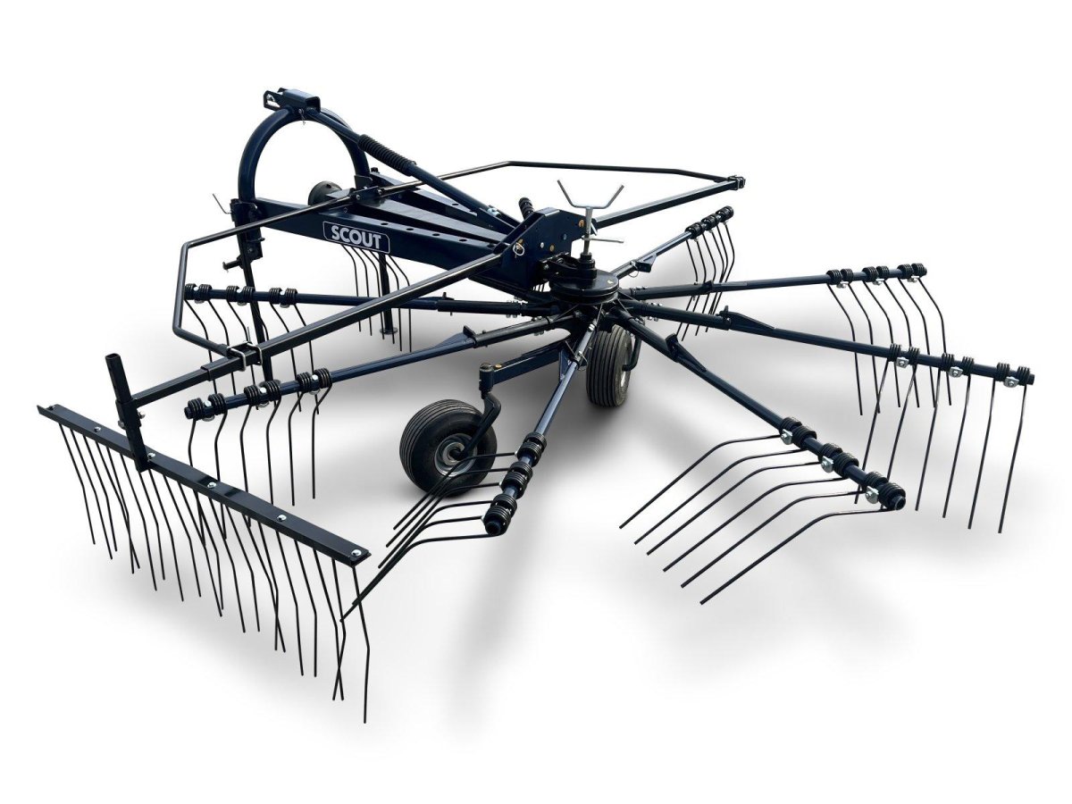 Грабли поперечные Скаут pl-1400 для минитрактора