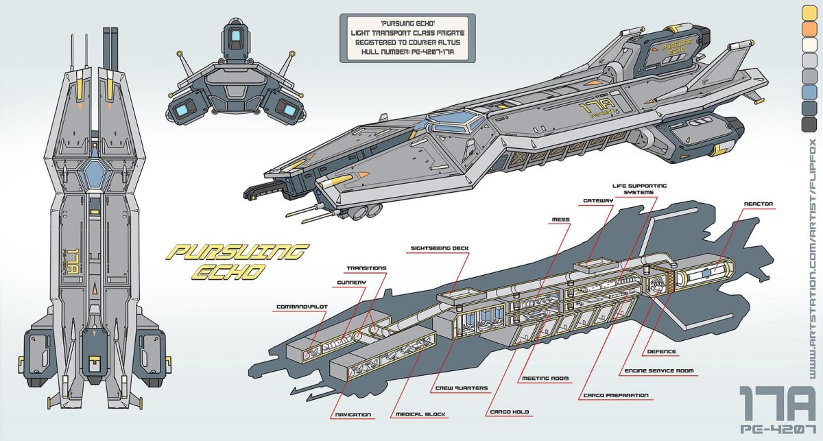 Космический корабль Прометей схема