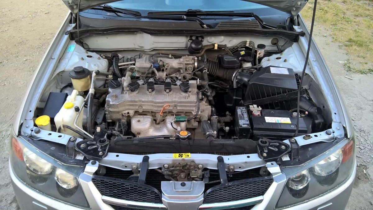 Альмера н16 под капотом