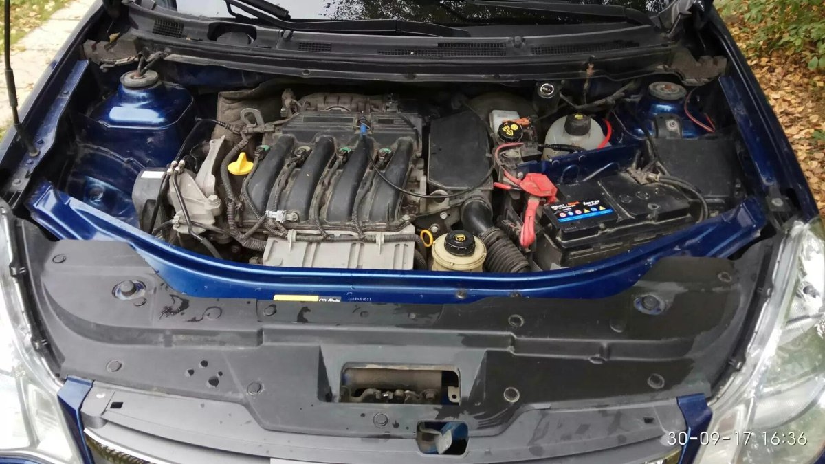 Nissan Almera 2014 под капотом