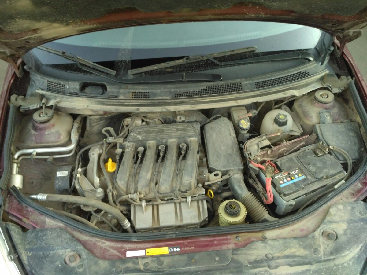 Almera g15 под капотом
