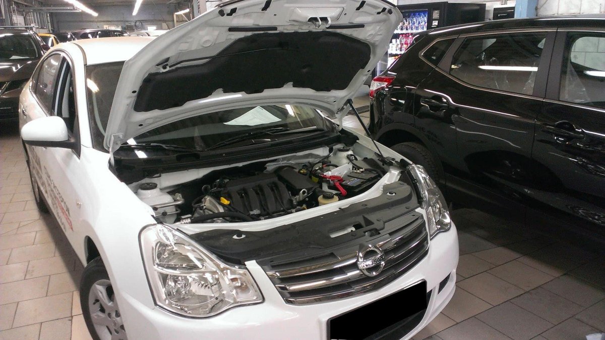 Almera g15 под капотом