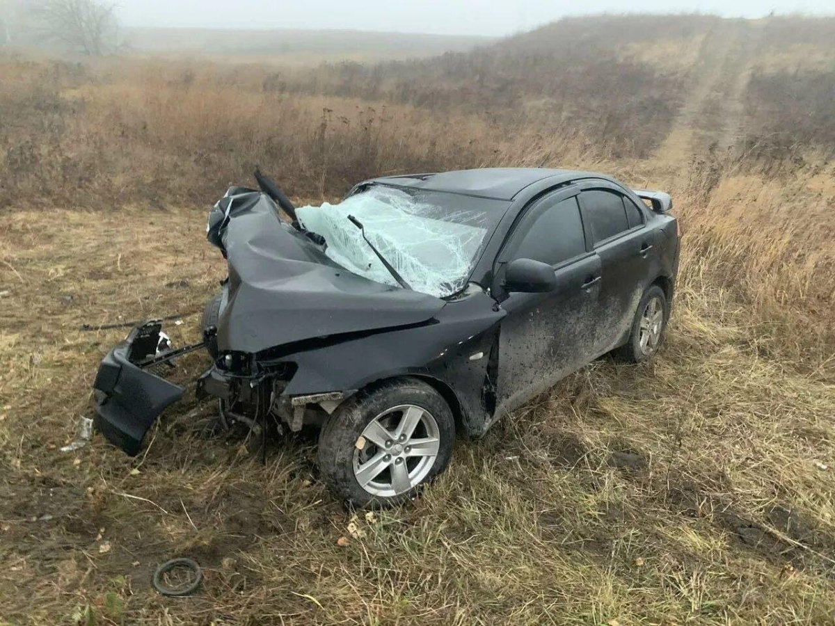 Убитый Митсубиси Лансер