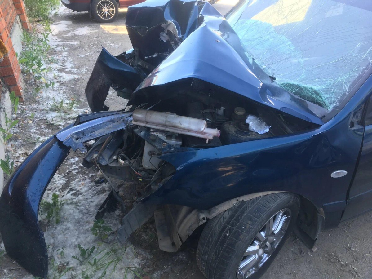 Авария Митсубиси Лансер 9