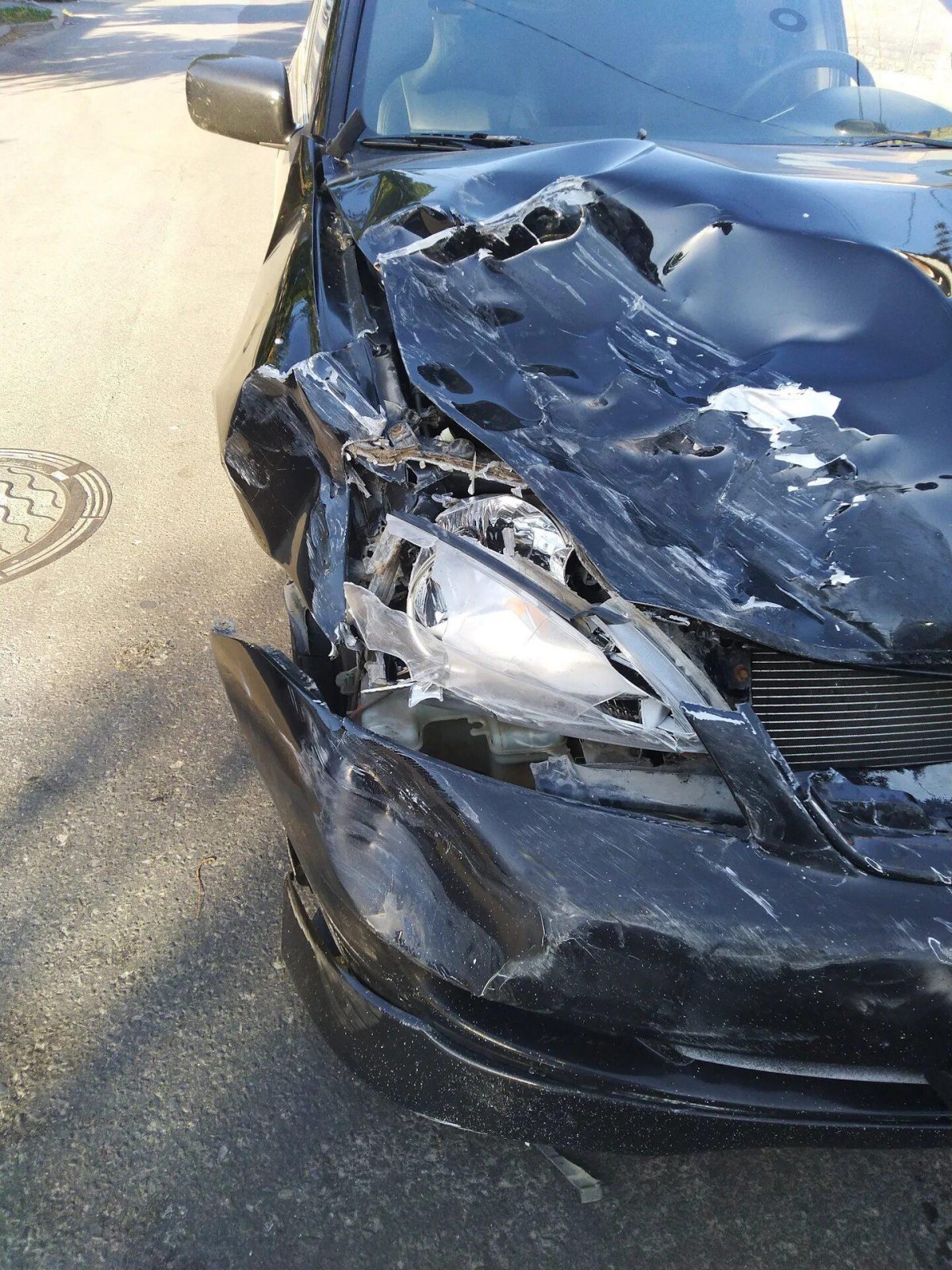 Авария Митсубиси Лансер 9