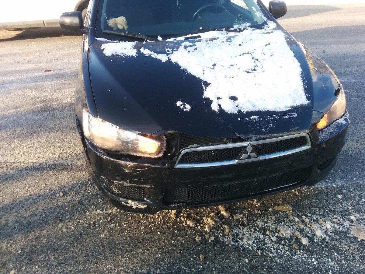 Авария Лансер 10 черный