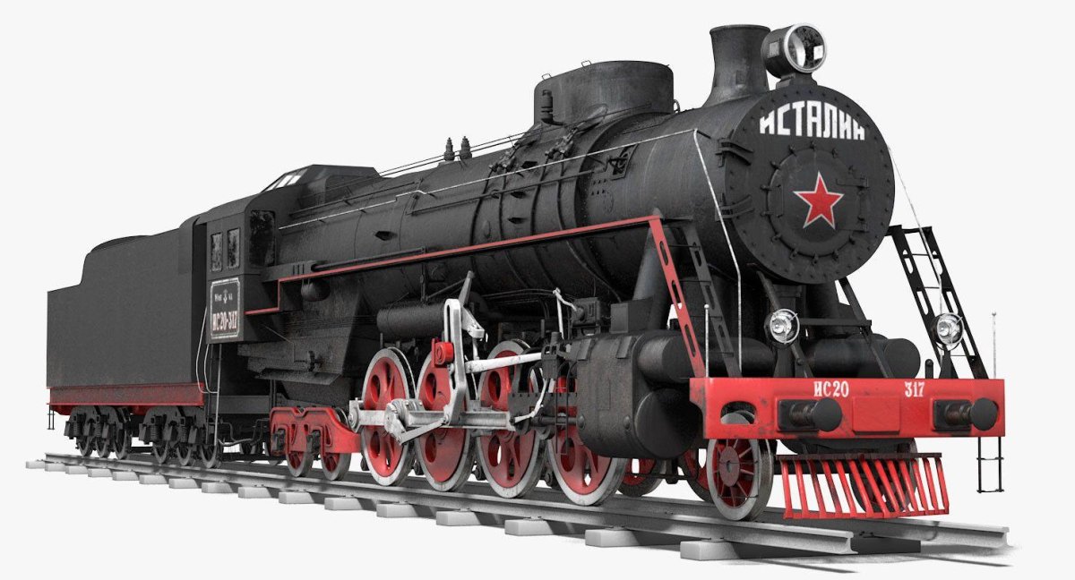 Модель паровоза Лебедянка