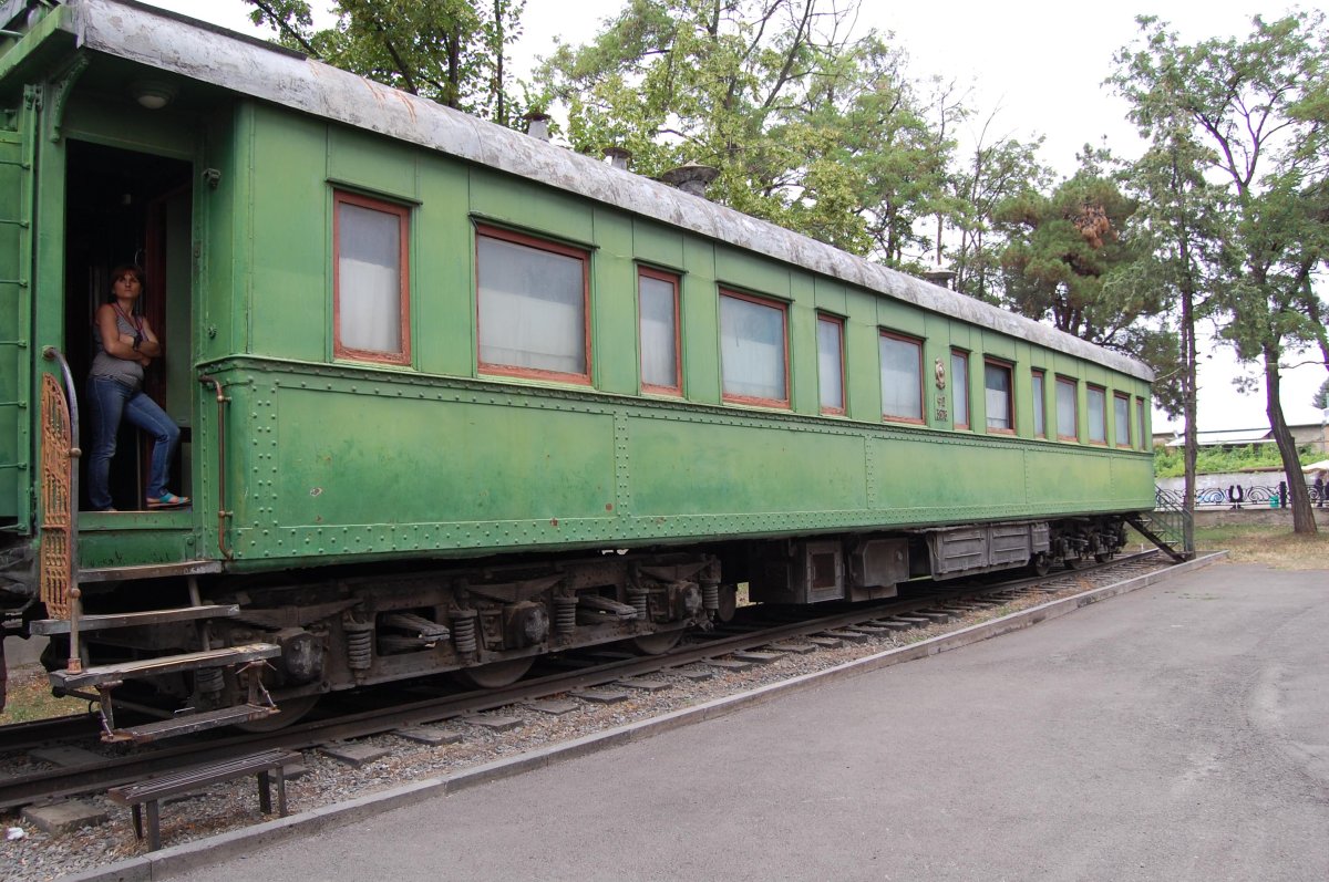 Вагон Сталина в гори