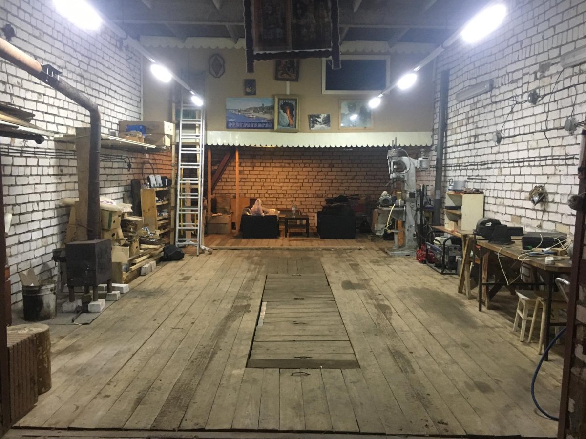 Автомастерская в гараже