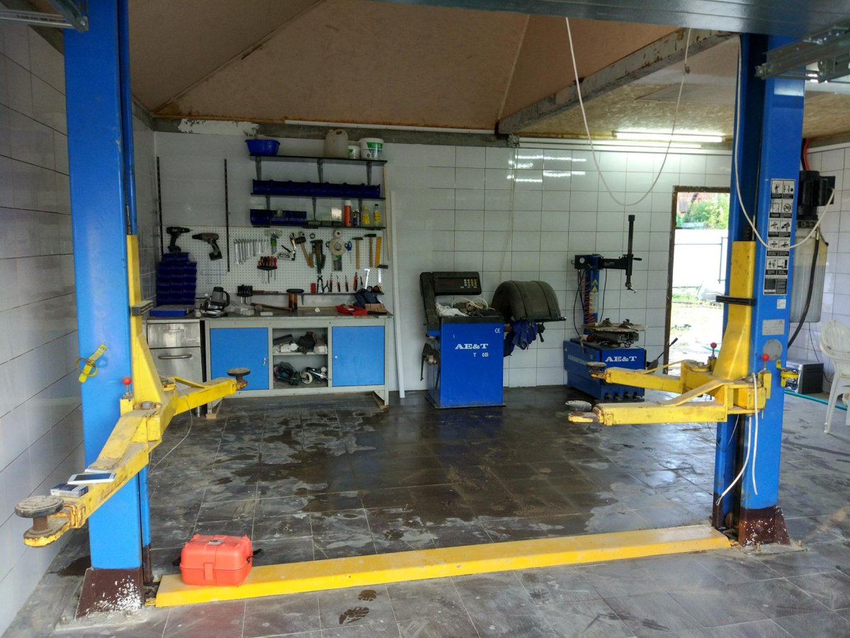 Обустройство автомастерской