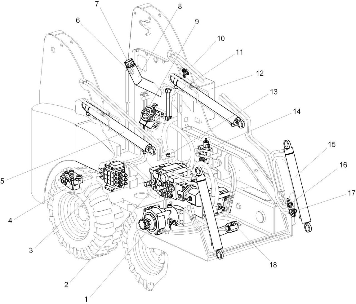 Гидравлическая система МКСМ 800