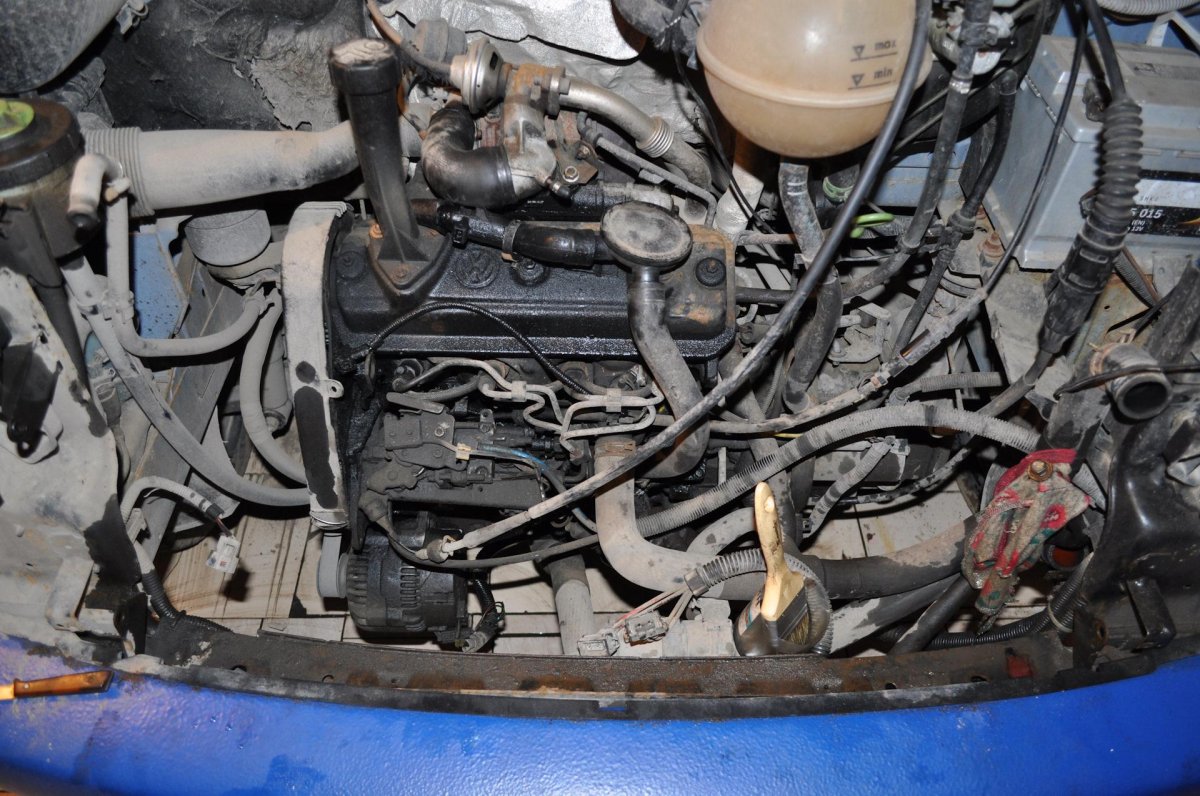 Моторный отсек т4 2.5