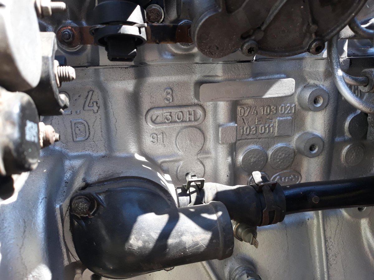 Номер двигателя Транспортер т4 1.9 дизель