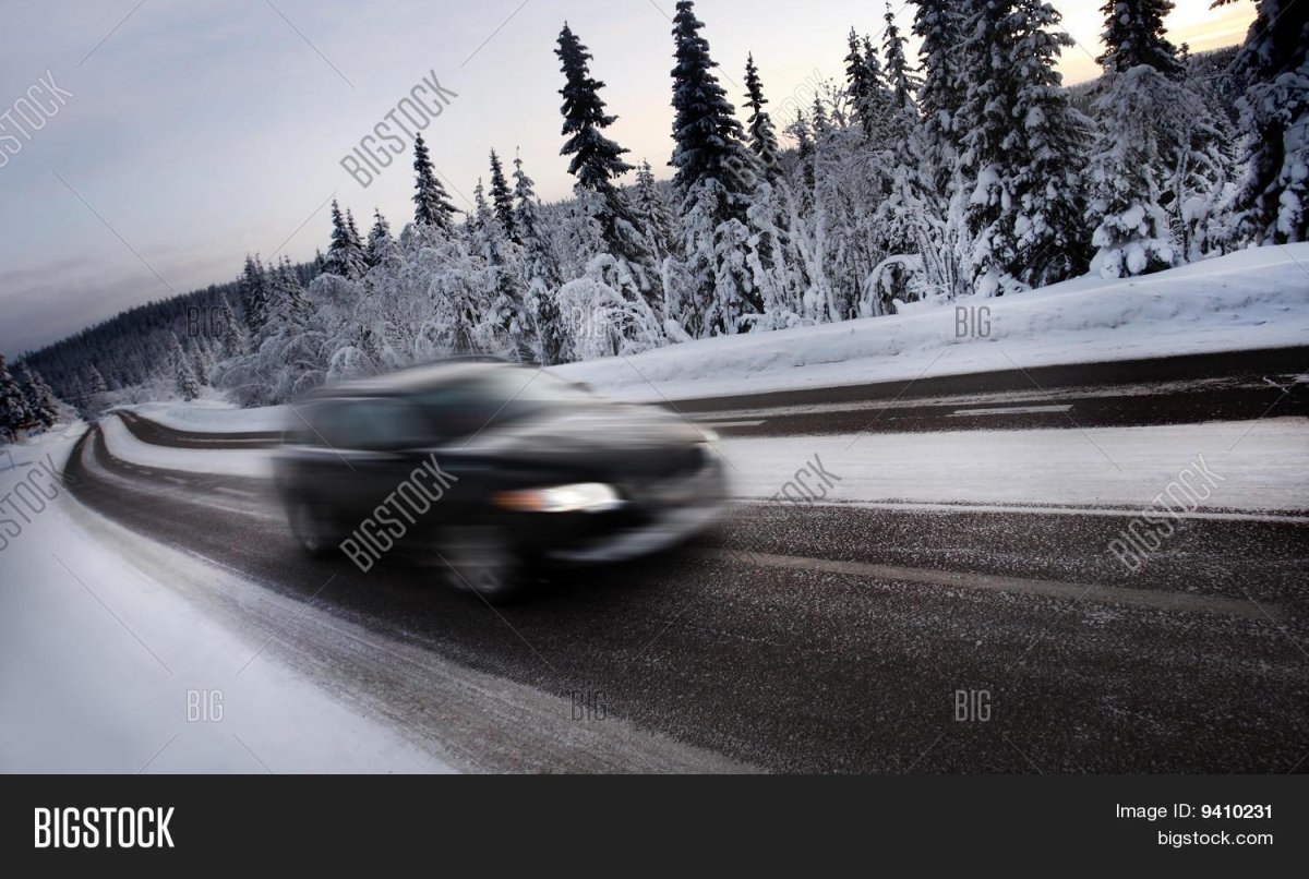 Видео ехать зимой на машине