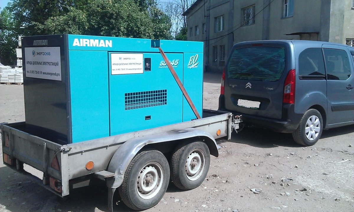 Генератор прицеп 30 киловатт