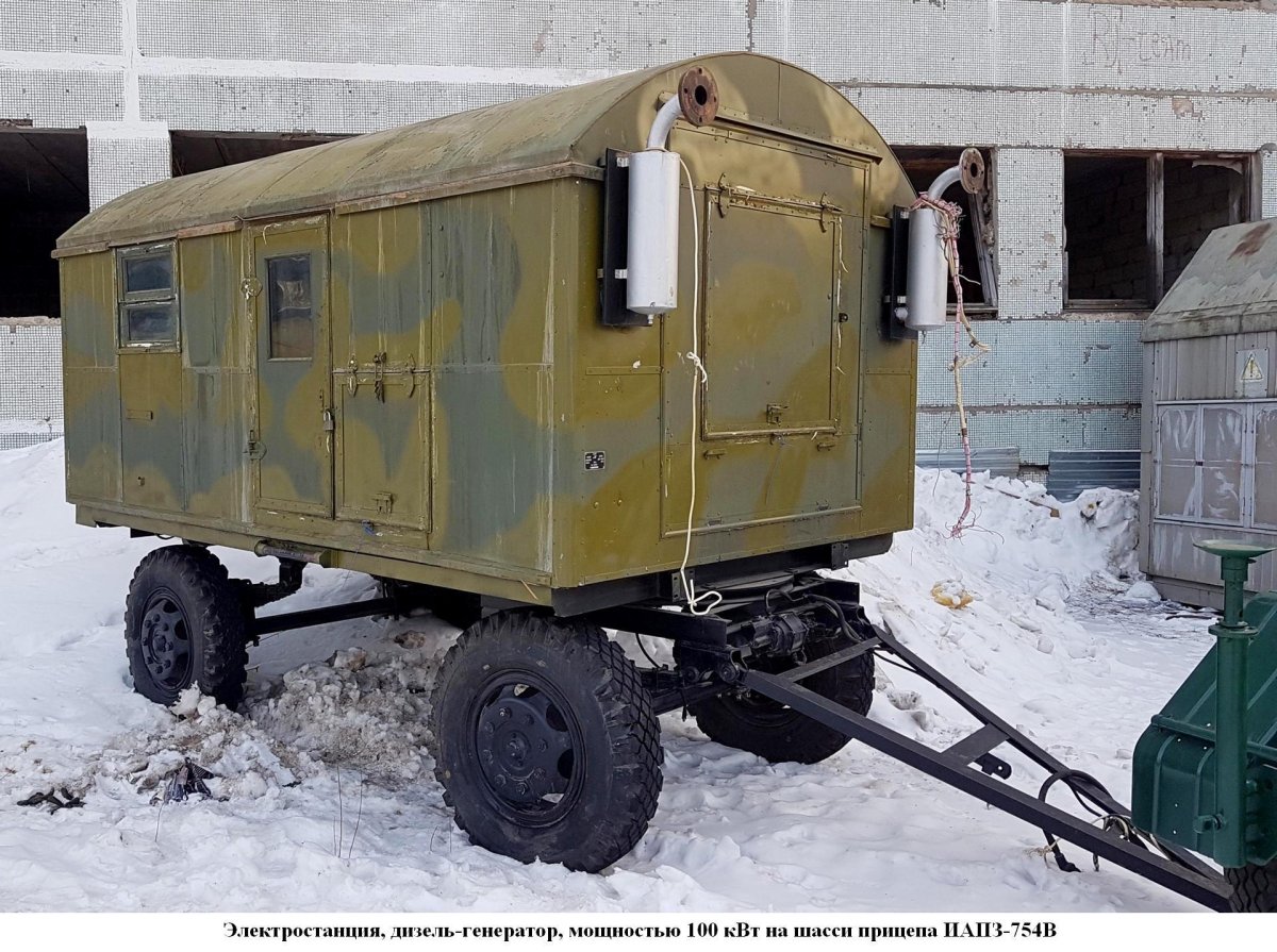 Генератор 100 КВТ армейский