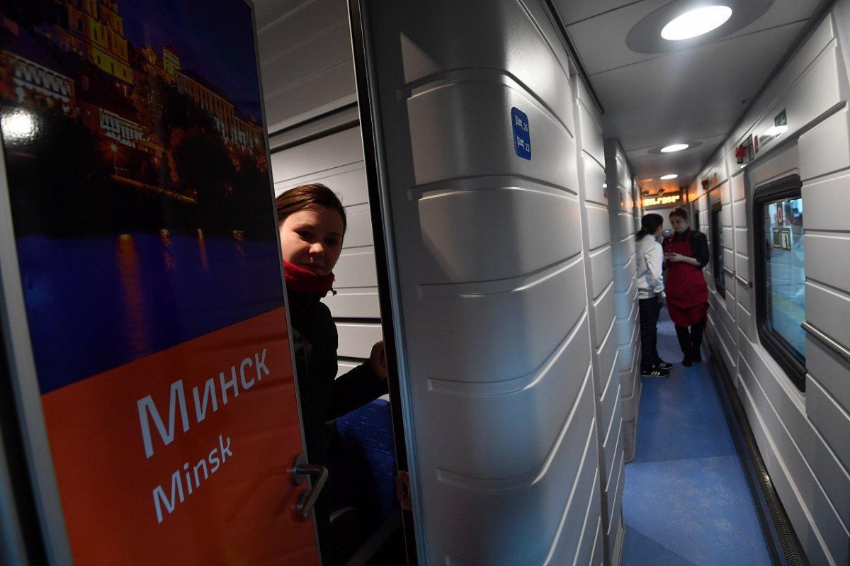 Поезд Стриж интерьер