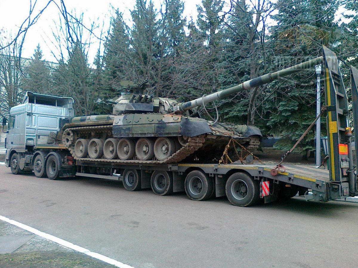 Военный трал КАМАЗ 6450