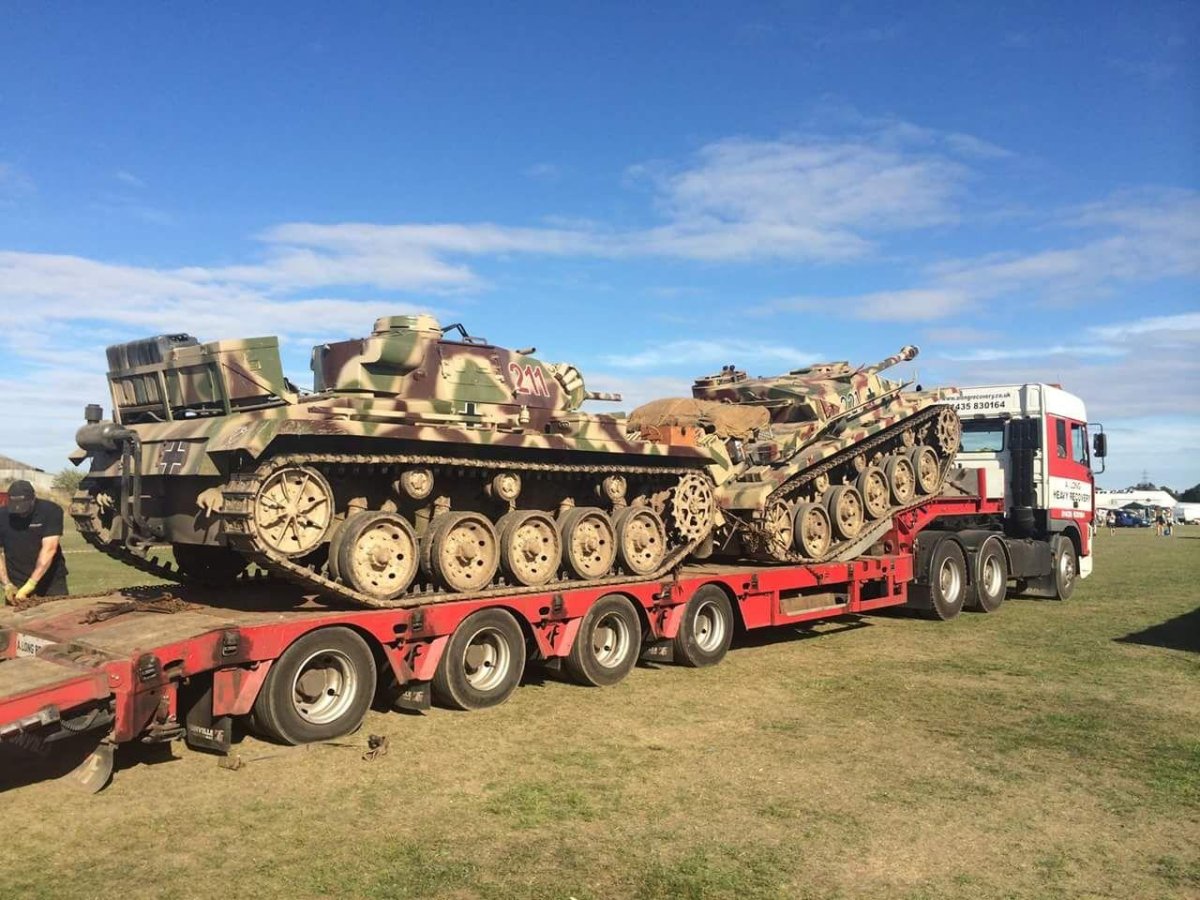 КАМАЗ трал для танков