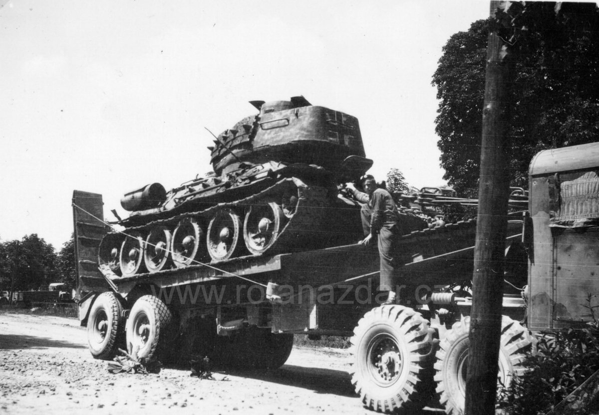 Трофейные т34 тягач