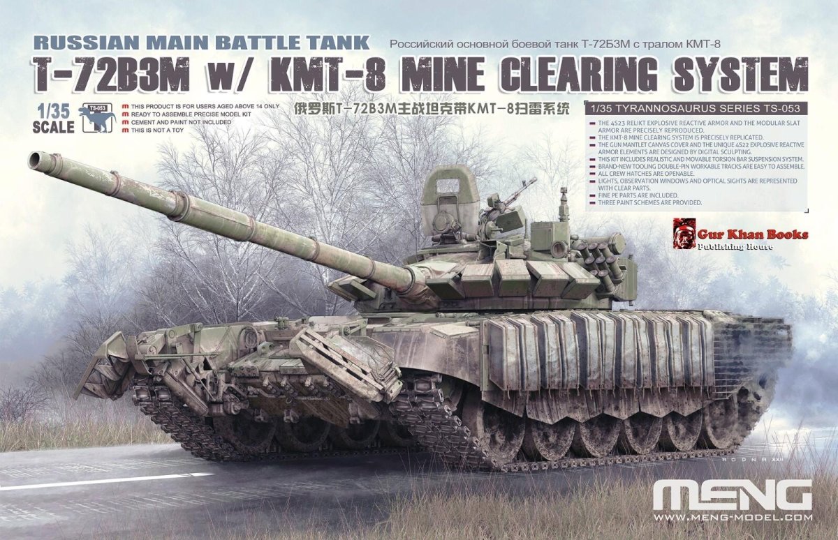Meng model TS-053 Т-72б3м с КМТ-8 "операция z" 1/35