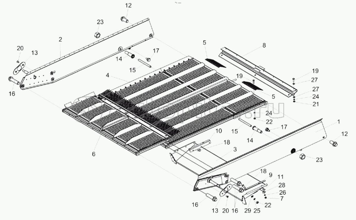КЗК-10-0260000 стан решетный верхний