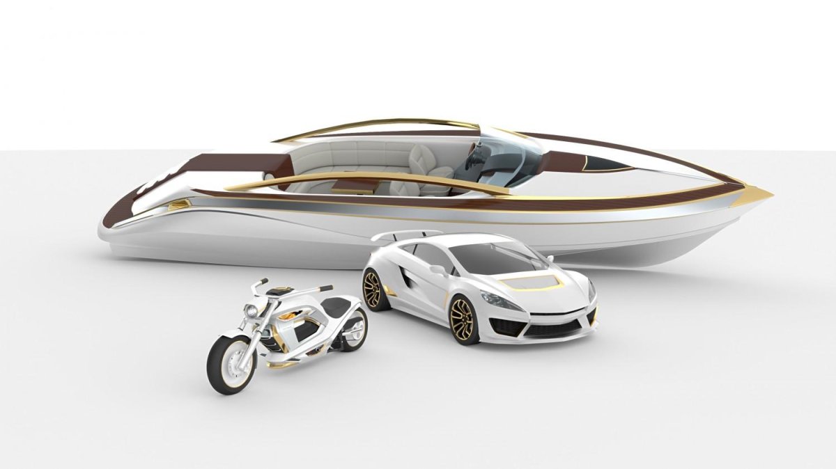 Яхта и машина