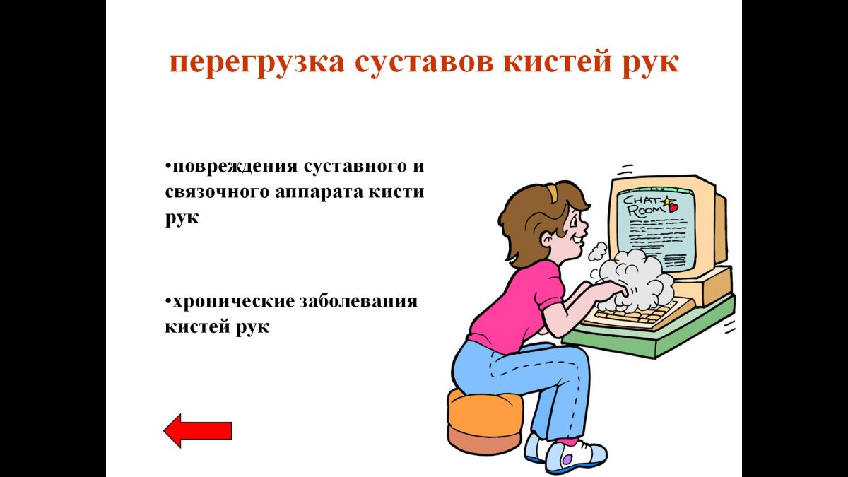 Перегрузка суставов кистей