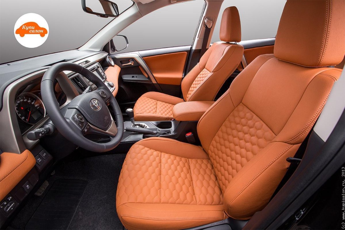 Toyota rav4 оранжевый