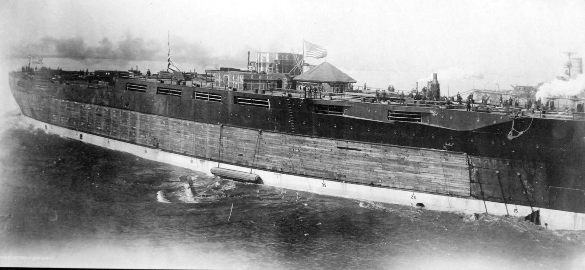 USS Oklahoma (BB-37) Damage