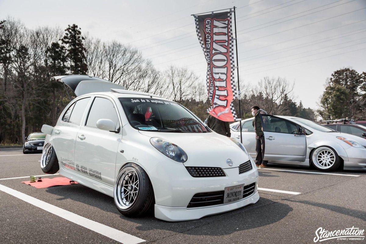 Nissan March k13 stance