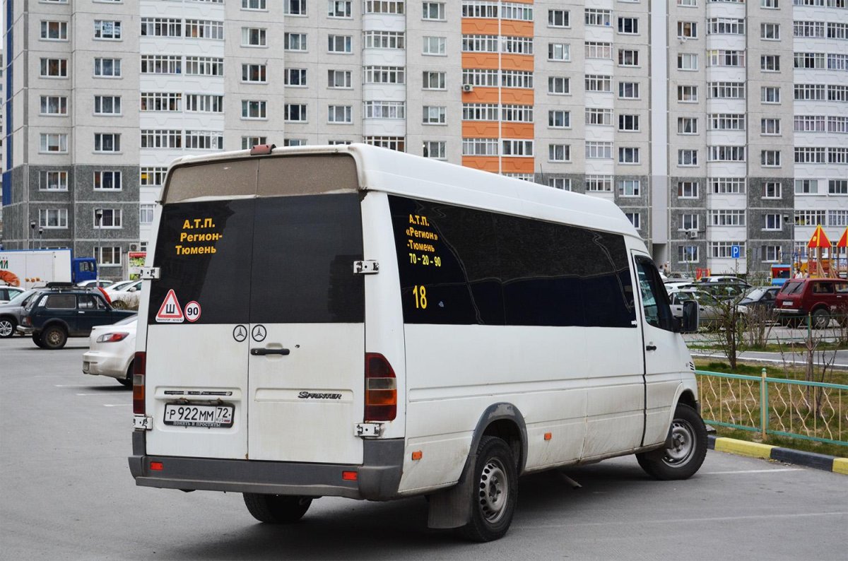 Тюменская область Mercedes Benz о307 ае 323 72