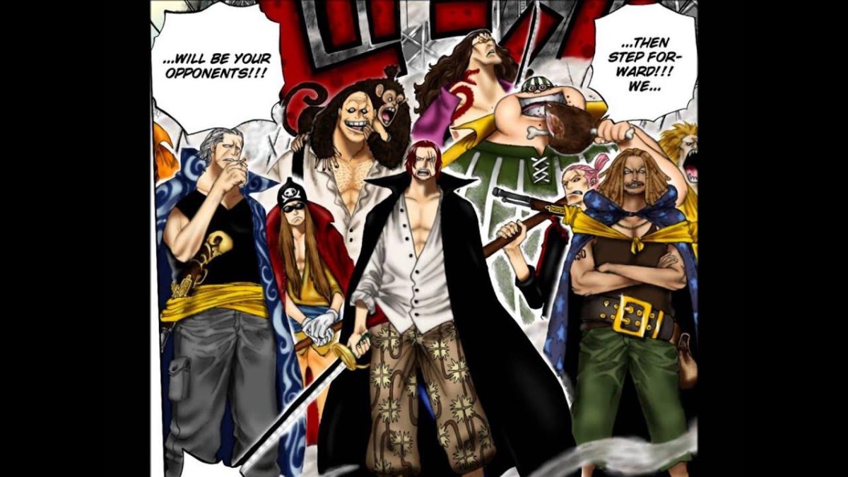 Ван Пис Шанкс и команда