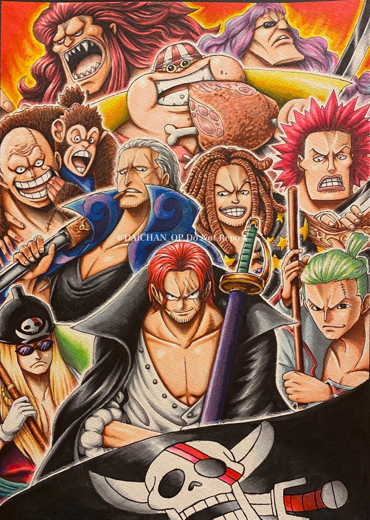 Команда ШАНКСА из Ван Пис