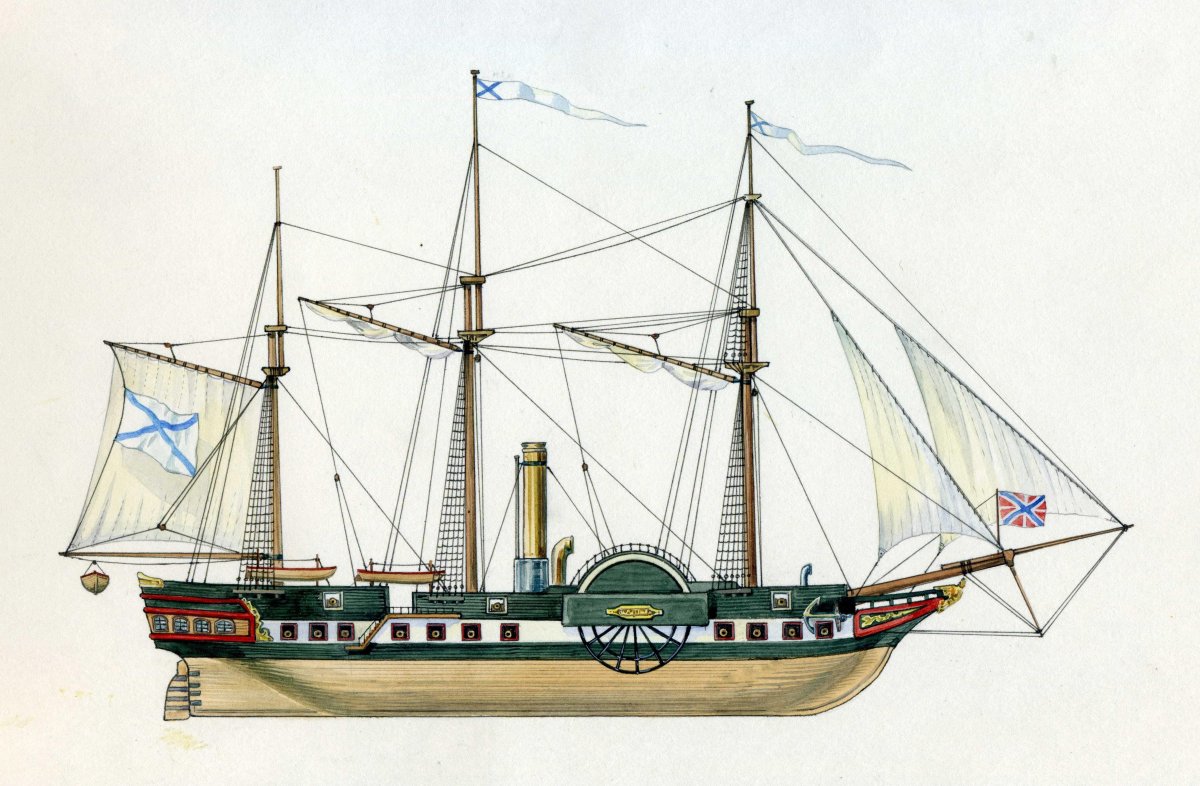 Пароходофрегат богатырь