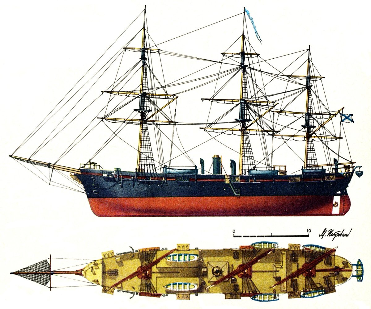 Парусно-винтовой Корвет Витязь