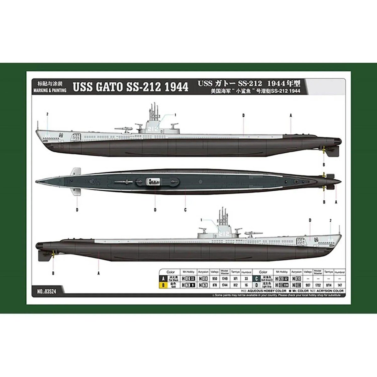 Подводная лодка Гато ss212