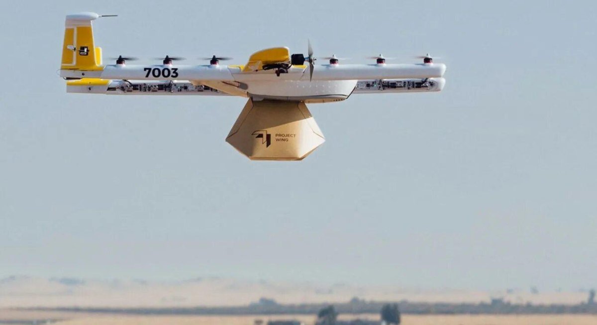 Wing Drone delivery