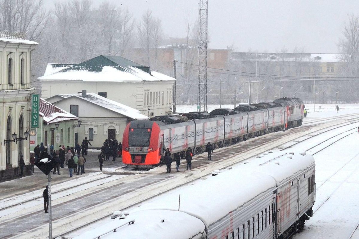 Станция Псков пассажирский