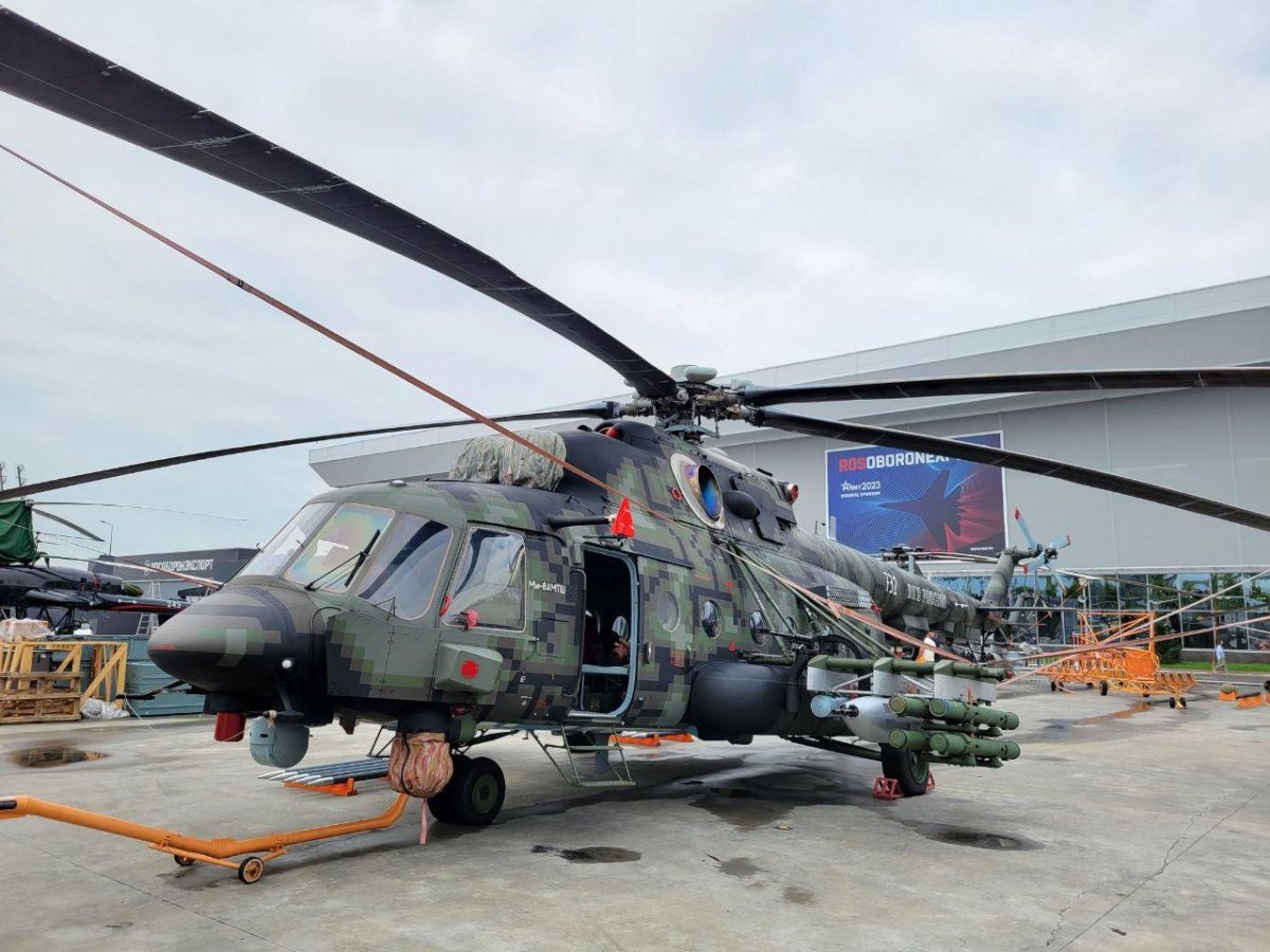 Рампа вертолета ми-8